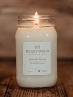 Seaside Grove | Mason Jar Soy Wax Candle | Clean Burning