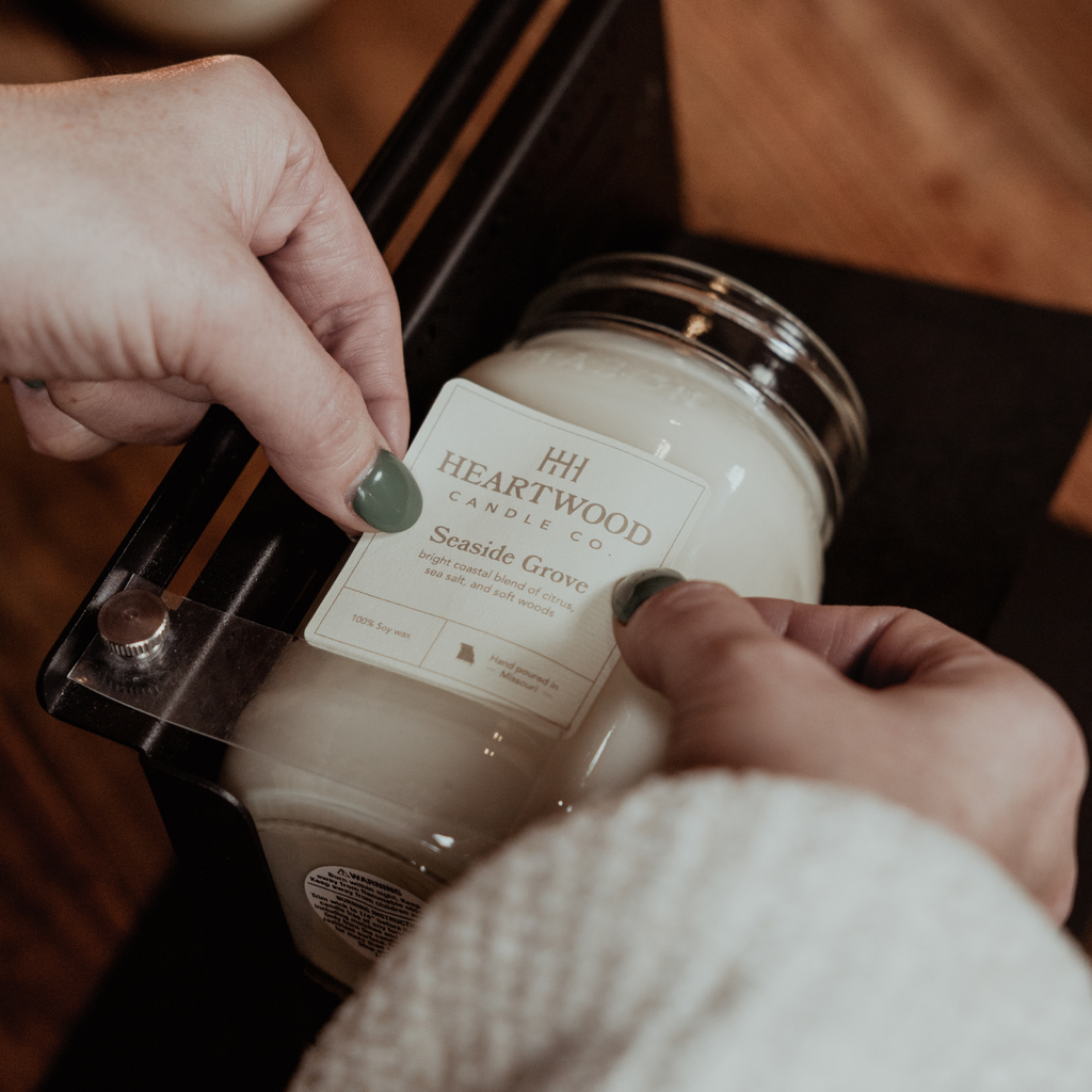 Nog & Spice  | 16oz Mason Jar Soy Wax Candle | Clean Burning
