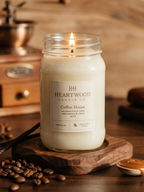Coffee House | Mason Jar Soy Wax Candle | Clean Burning