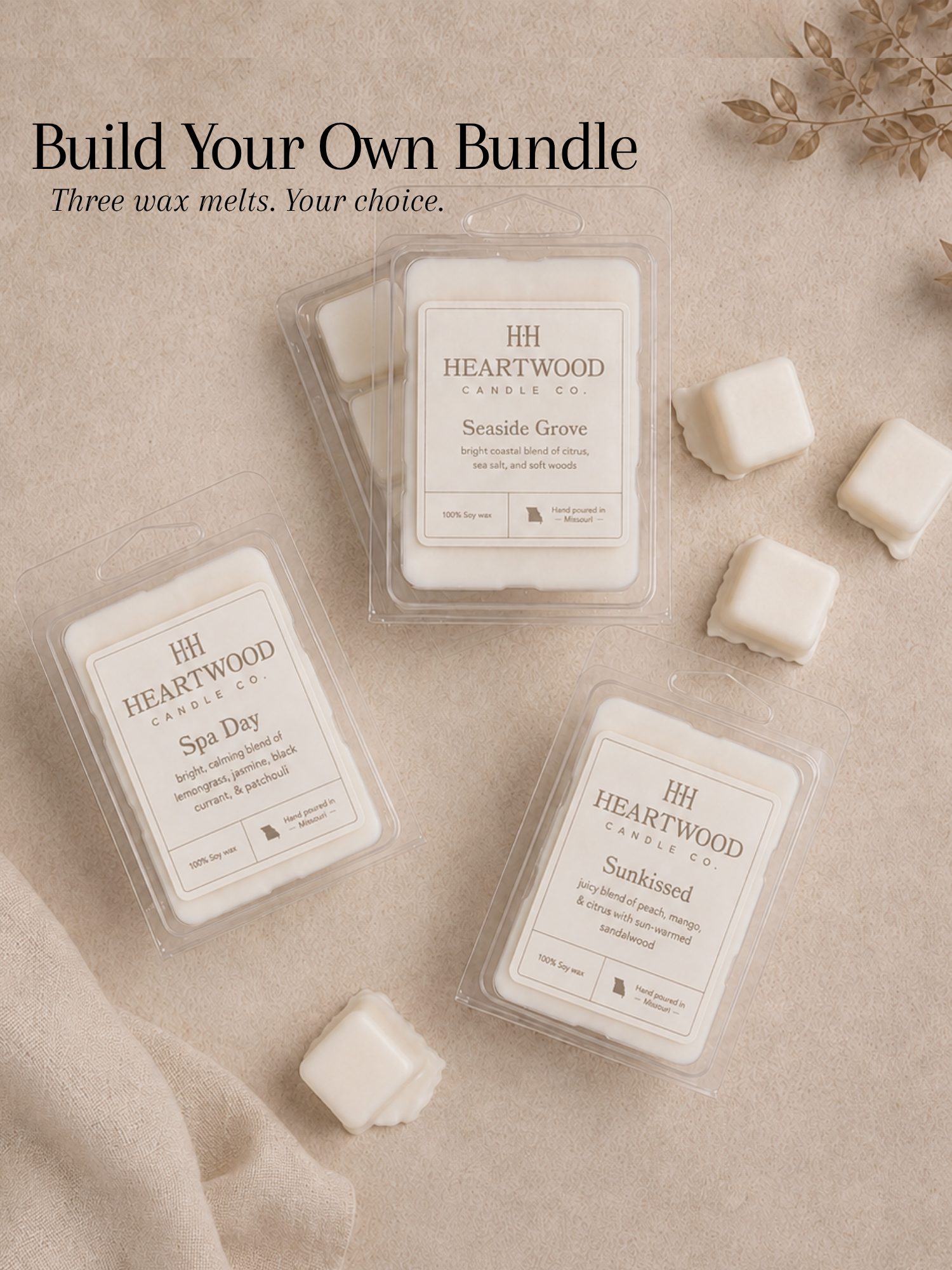Build Your Own 3 Wax Melt Bundle