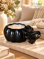 Black Pumpkin | 12 oz Hand-Poured Soy Candle | Seasonal Candles