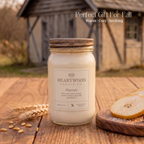 Hayride| 16oz Mason Jar Soy Wax Candle | Clean Burning