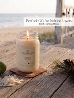 Sugarpine | Mason Jar Soy Wax Candle | Clean Burning