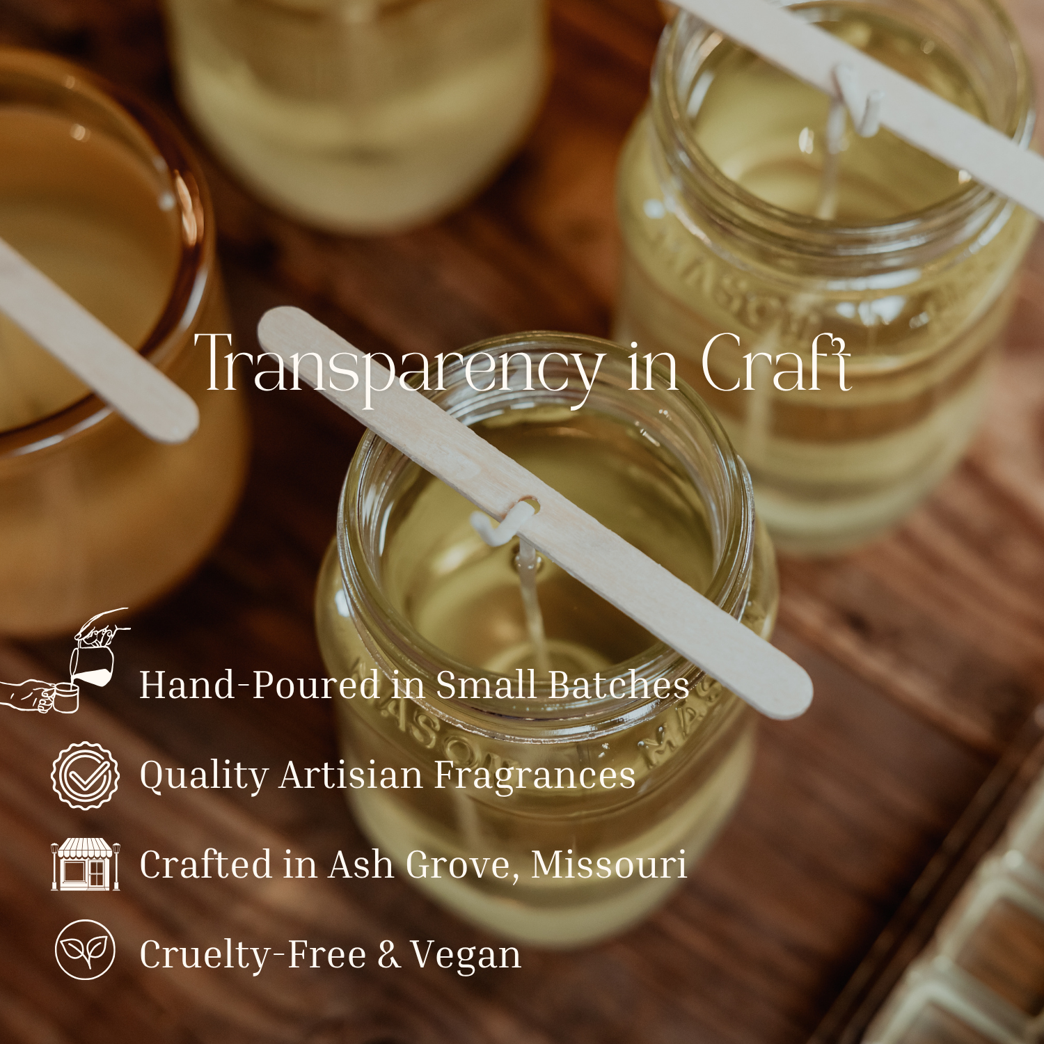 Gingerbread House | 16oz Mason Jar Soy Wax Candle | Clean Burning