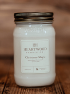 Christmas Magic | Mason Jar Soy Wax Candle | Clean Burning
