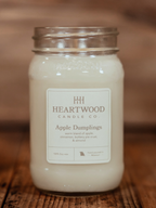 Apple Dumplings | Mason Jar Soy Wax Candle | Clean Burning