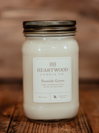 Seaside Grove | Mason Jar Soy Wax Candle | Clean Burning