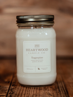 Sugarpine | Mason Jar Soy Wax Candle | Clean Burning