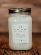 Coffee House | Mason Jar Soy Wax Candle | Clean Burning