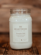 Pumpkin Roll | Mason Jar Soy Wax Candle | Clean Burning