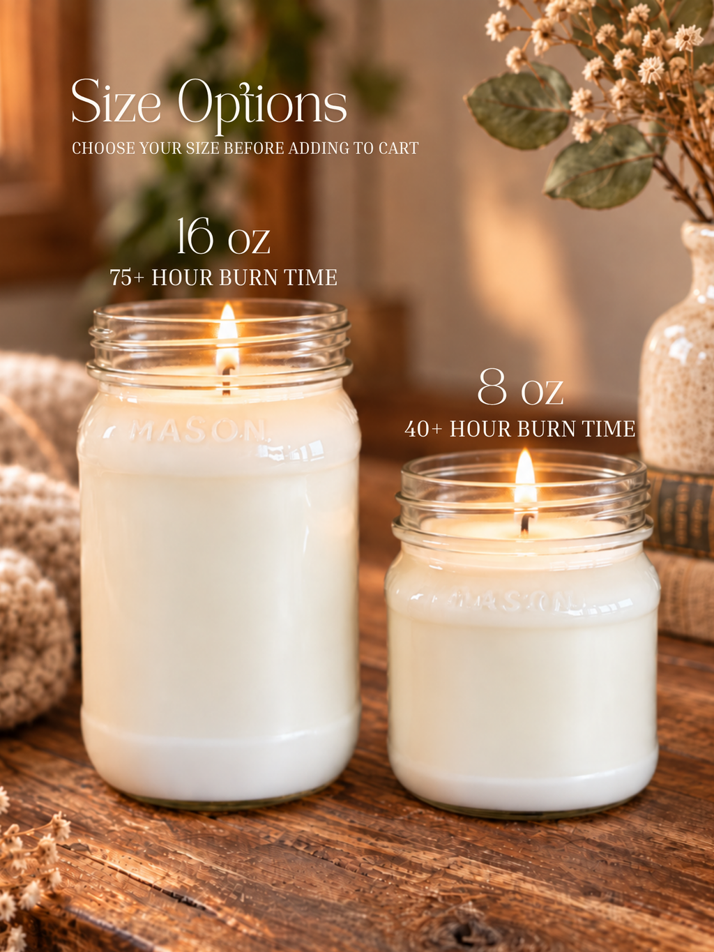 Apple Dumplings | Mason Jar Soy Wax Candle | Clean Burning