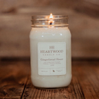 Gingerbread House | 16oz Mason Jar Soy Wax Candle | Clean Burning