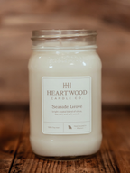 Seaside Grove | Mason Jar Soy Wax Candle | Clean Burning