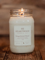 Gingerbread House | Mason Jar Soy Wax Candle | Clean Burning
