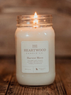 Harvest Moon | Mason Jar Soy Wax Candle | Clean Burning