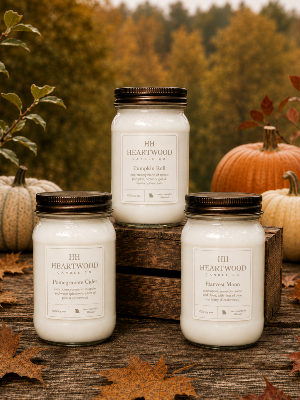 Sweater Weather Bundle of 3 | Soy Wax Clean Burning